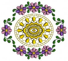 Flowers Embroidery Design