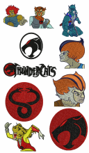 Thunder Cats embroidery designs