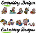 Summer time Machine embroidery Designs