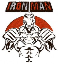 Iron Man embroidery designs