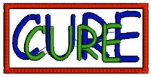 Cure Logo Embroidery Design