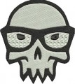 geek skull free embroidery designs to download