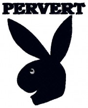 Pervert-Logo Embroidery designs-Embroiderydesigns.name