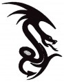 black tribal dragon embroidery designs free