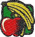 Free fruits Embroidery Design