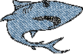 Big Shark Embroidery Design