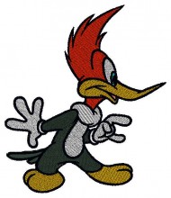 Woody woodpecker Embroidery designs -Embroiderydesigns.name