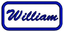 william name free embroidery designs download