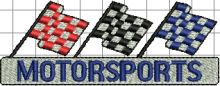 Motorsports Embroidery Design