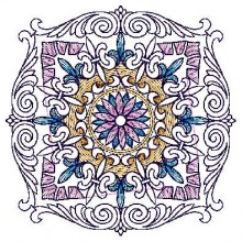 Crazy quilt embroidery Machine-Embroidery Design