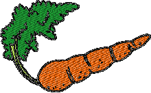 Carrot free embroidery design