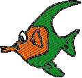 Download a green fish free embroidery designs freebies