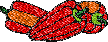 Free Redpeppers Embroidery Design