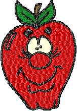 Silly apple Embroidery Design