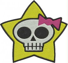 star skull kitty brother embroidery designs