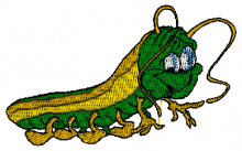 Caterpillar Baby Embroidery designs-Embroiderydesigns.name