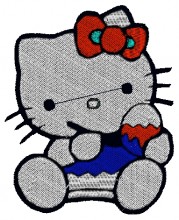 Hello Kitty Baby Embroidery designs-Embroiderydesigns.name