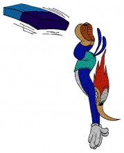 Woody woodpecker Embroidery designs -Embroiderydesigns.name