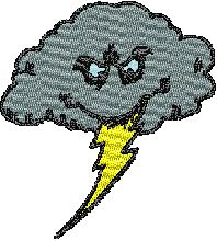 thundercloud free embroidery designs