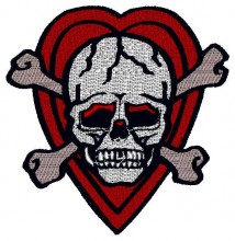 Skull Tatoo Embroidery Design