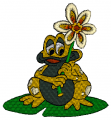 Frog Embroidery designs-Embroiderydesigns.name