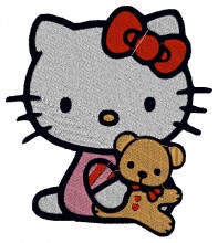 Hello Kitty Baby Embroidery designs-Embroiderydesigns.name