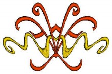 Tribal  Embroidery Design