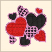 Valentine Embroidery designs-Embroiderydesigns.name