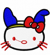 Hello Bunny Embroidery Design