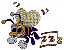 Bee Embroidery designs-Embroiderydesigns.name