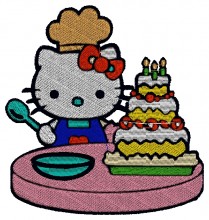 Hello Kitty Baby Embroidery designs-Embroiderydesigns.name