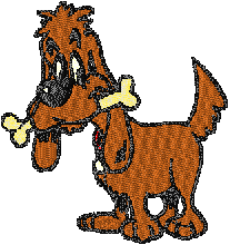 Dog Embroidery Design