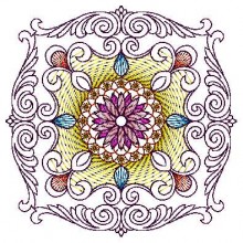 Crazy quilt embroidery Machine-Embroidery Design