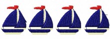 Ships border embroidery design pattern downloads