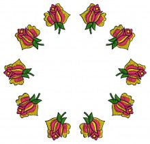 Flowers Embroidery Design