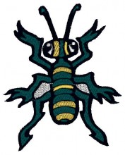 Bug Tatoo Embroidery Design