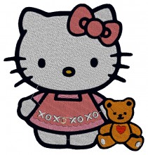 Hello Kitty Baby Embroidery designs-Embroiderydesigns.name