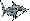 Nervous Shark Embroidery Design