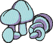 mushroom machine embroidery designs