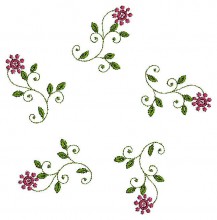 Flowers Embroidery Design