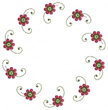 Flowers Embroidery Design