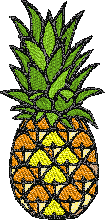 Pineapple Embroidery Design