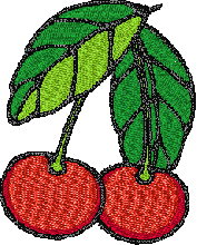 Cherries bernina embroidery designs open .art