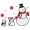 Snowman Christmas Embroidery Design