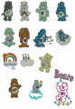 Care Bears  Machine embroidery Designs