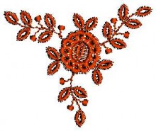 Corner Embroidery designs