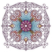 Crazy quilt embroidery Machine-Embroidery Design