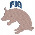 PIG-Logo Embroidery designs-Embroiderydesigns.name