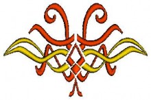 Tribal  Embroidery Design