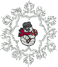 Christmas snowman flake simple embroidery designs for baby clothes